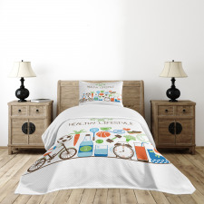 Healthcare Wellness Bedspread Set