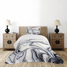 Trippy Unusual Forms Bedspread Set