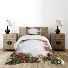 Dressed Xmas Tree Bedspread Set