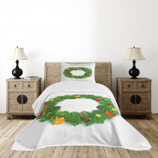 Dressed Wreath Bedspread Set