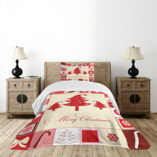 Trees Candy Stars Bedspread Set