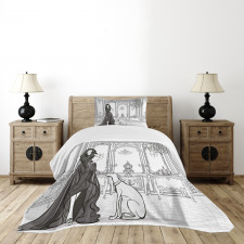 Fashion Woman Victorian Bedspread Set