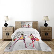 Retro Streets Urban Bedspread Set