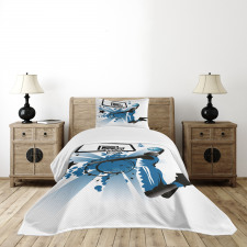 Jumping Player Stars Bedspread Set