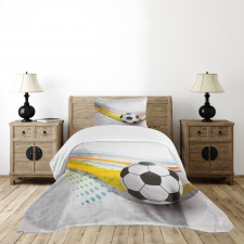 Football Soccer Lines Bedspread Set