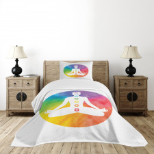 Chakra Lotus Bedspread Set