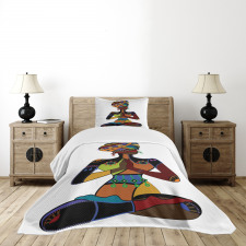 Style Woman Bedspread Set