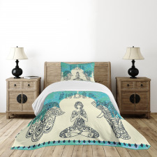 Elephant Hamsa Taj Mahal Bedspread Set