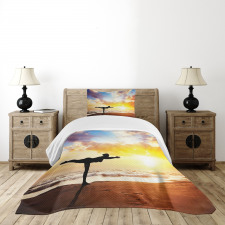 Warrior Pose Majestic Sky Bedspread Set