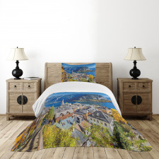 Mountain Village Austria Bedspread Set