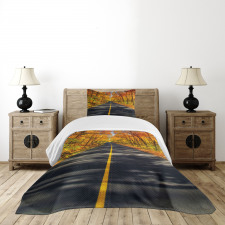 Rural Road Countryside Bedspread Set