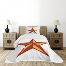 Grunge Retro Bedspread Set