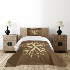 Baroque Swirl Bedspread Set