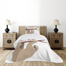 Cartoon Wildlife Mammal Bedspread Set