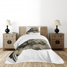 Tropical Animal Smiling Bedspread Set