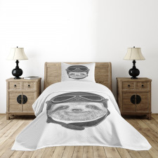 Biker Hipster Animal Bedspread Set