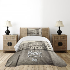 Old Venice Vintage Photo Bedspread Set