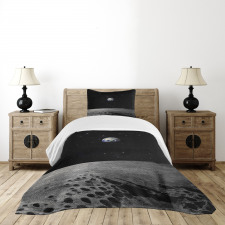 Planet Earth from Moon Bedspread Set