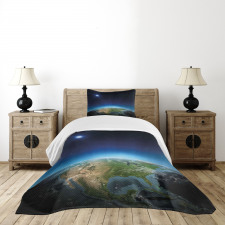 North America Galaxy View Bedspread Set