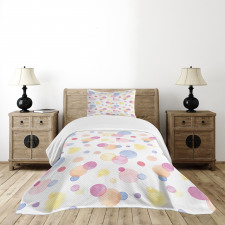 Watercolor Drops Bedspread Set