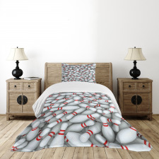 Vivid Pins Pile Bedspread Set