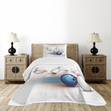 Thrown Ball Hit Bedspread Set