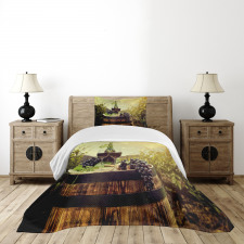 Scenic Tuscany Vineyard Bedspread Set