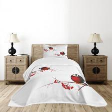 Cartoon Christmas Bedspread Set