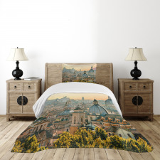 Rome Historical Landmark Bedspread Set