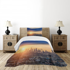 Sunrise at Los Angeles Bedspread Set