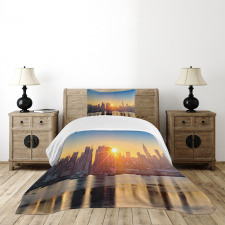 Tranquil Sunrise Midtown Bedspread Set