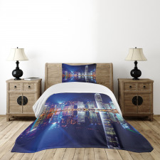 Hong Kong Island Modern Bedspread Set