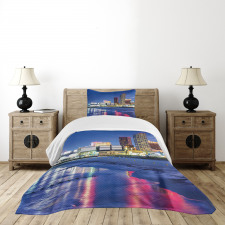 Resort Casinos on Shore Bedspread Set