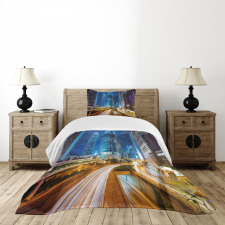 Fast Cars Hong Kong Urban Bedspread Set