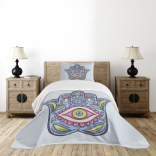 Spring Bloom Style Doodle Bedspread Set