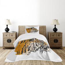 Sketch Bengal Carnivore Bedspread Set