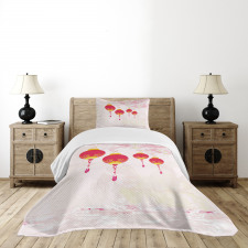 New Year of China Bedspread Set