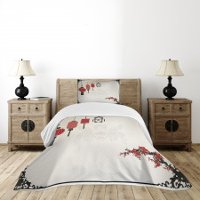 Minimalist New Year Bedspread Set