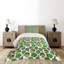 Cooking Food Eating Bedspread Set