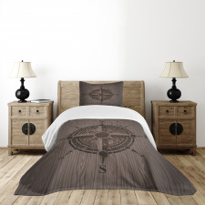 Drawing Style Bedspread Set
