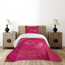 Abstract Swirls Shapes Bedspread Set