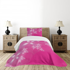 Vibrant Floral Modern Bedspread Set