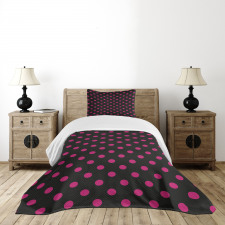 Old Fashion Polka Dots Bedspread Set