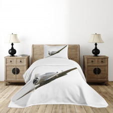 Retro Aircraft Bedspread Set