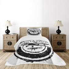 Aviation Retro Bedspread Set