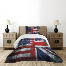 Alliance UK and USA Bedspread Set