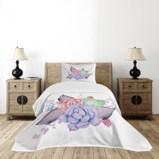 Romantic Summer Blossoms Bedspread Set