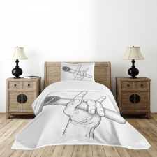 Rock High Sign Bedspread Set