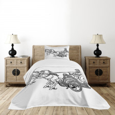 Warrior in a Chariot Bedspread Set