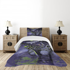 Ghost Vessel Island Bedspread Set